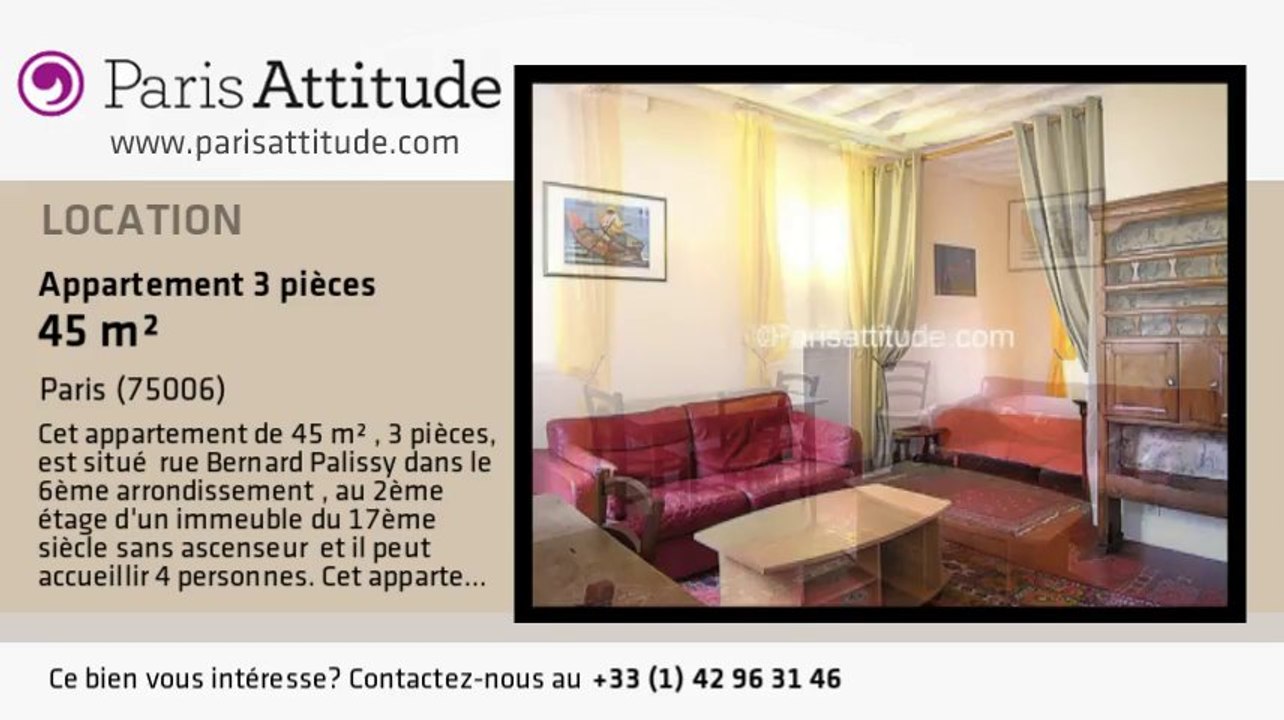 Appartement 2 Chambres à louer - St Germain, Paris - Ref. 400