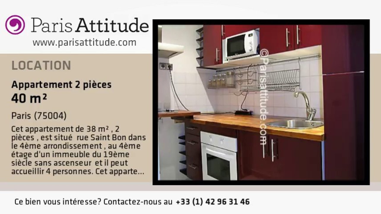 Appartement 1 Chambre à louer - Hôtel de Ville, Paris - Ref. 6762