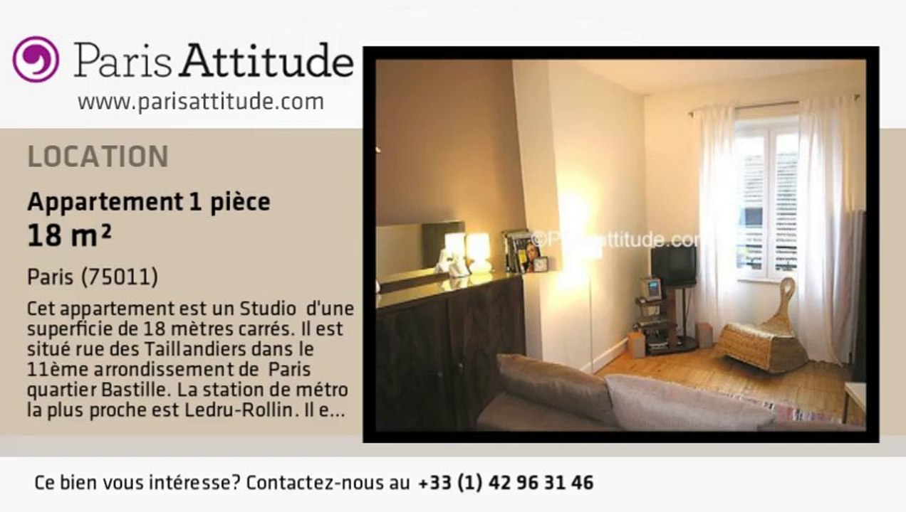 Appartement Studio à louer - Voltaire, Paris - Ref. 4041