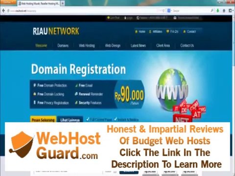 Web Hosting Murah Berkualitas Terbaik di Indonesia by riauhost.net