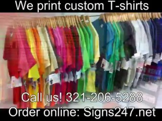 T-shirts printing by Signs247.net