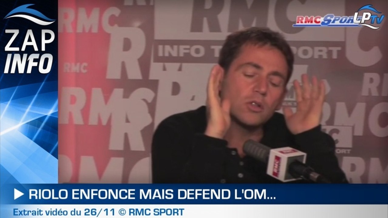 Zap : Riolo défend l'OM mais défonce Baup