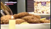 Zauq Zindagi with Sara Riaz and Dr. Khurram Musheer, Crunch Cake, Sesame Fried Fish, Anda Murgh Cholay & Masala Chai Kahwa, 29-11-13