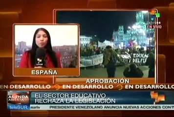 Mareas ciudadanas en España se preparan para protestar contra Ley Wert