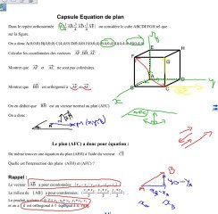Capsule TS Déterminer l'équation d'un plan présentation