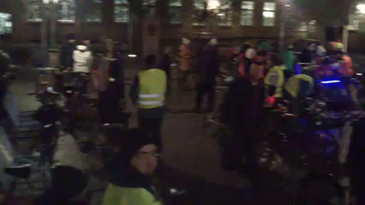 Critical Mass Nürnberg November 2013 - Treffpunkt Opernhaus