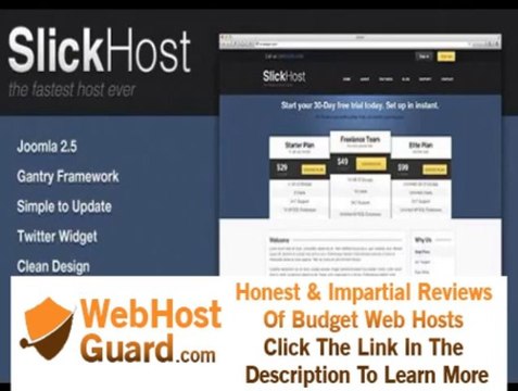 Preview SlickHost - Joomla Hosting Template