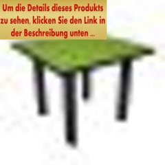 Angebote 36" Recycled Earth-Friendly Square Dining Table - Lime Green with Black Frame