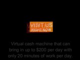 Virtual Cash Machine. Earn Money Online With Virtual Cash Machine