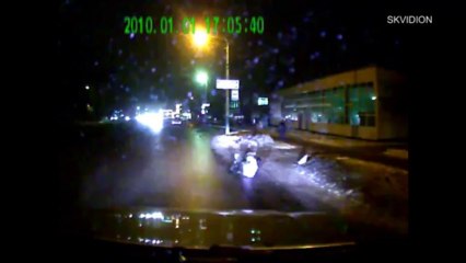 Russian crash with pedestrians part 1