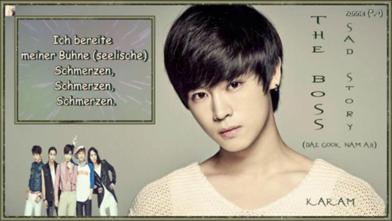 The Boss (Dae Gook Nam Ah) - Sad Story k-pop [german sub]