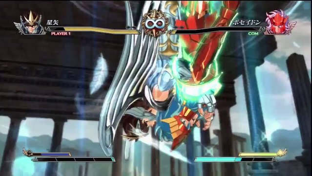 Saint Seiya Brave Soldiers - Seiya God Cloth vs Poseidon