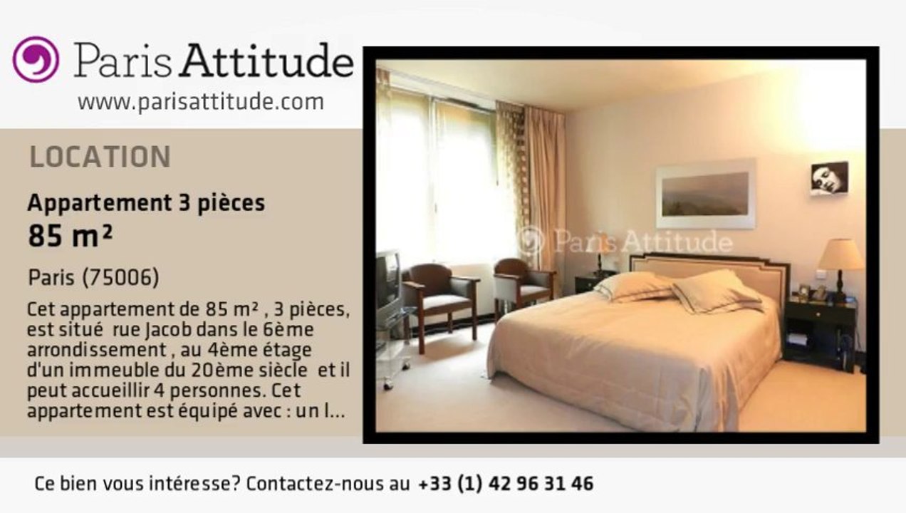 Appartement 2 Chambres à louer - St Germain, Paris - Ref. 8641