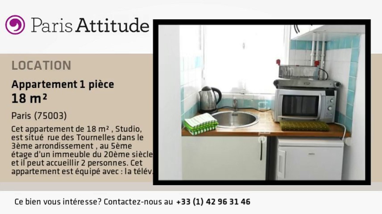 Appartement Studio à louer - Place des Vosges, Paris - Ref. 8581