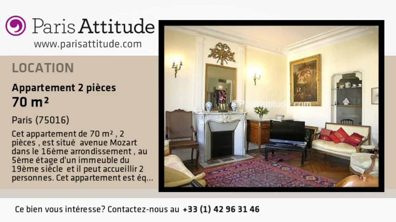 Appartement 1 Chambre à louer - Jasmin, Paris - Ref. 7322