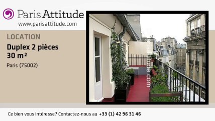 Duplex 1 Chambre à louer - Bourse, Paris - Ref. 3530