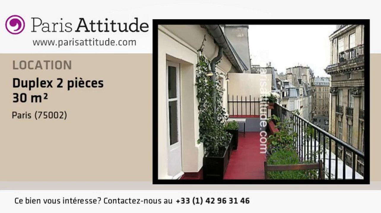 Duplex 1 Chambre à louer - Bourse, Paris - Ref. 3530