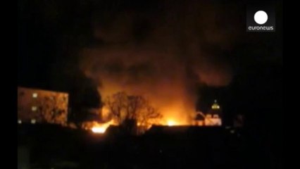 Incendio urbano en Bélgica
