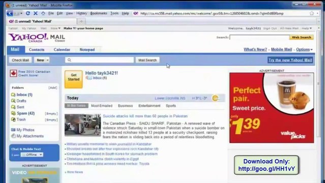 Genuine Yahoo Passwords Hacking Software 2013 100% FREE & WORKING -359