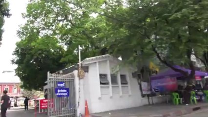 Bangkopk (Thailande) 30:11:2013 Le Parlement de Bangkok Bunkerisé