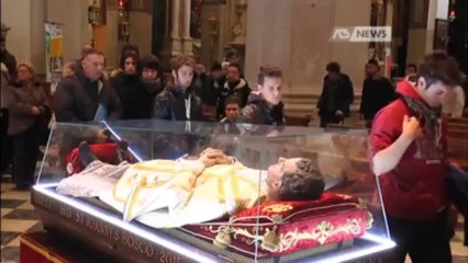 RELIQUIE DI DON BOSCO, LA TECA IN CATTEDRALE