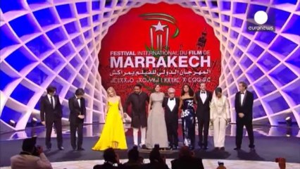Sharon Stone homenajeada en la ceremonia inaugural del Festival de Cine de Marrakech