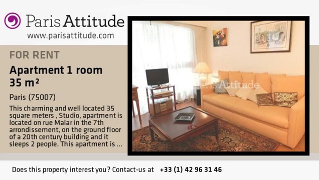 Studio Apartment for rent - Tour Eiffel, Paris - Ref. 7904