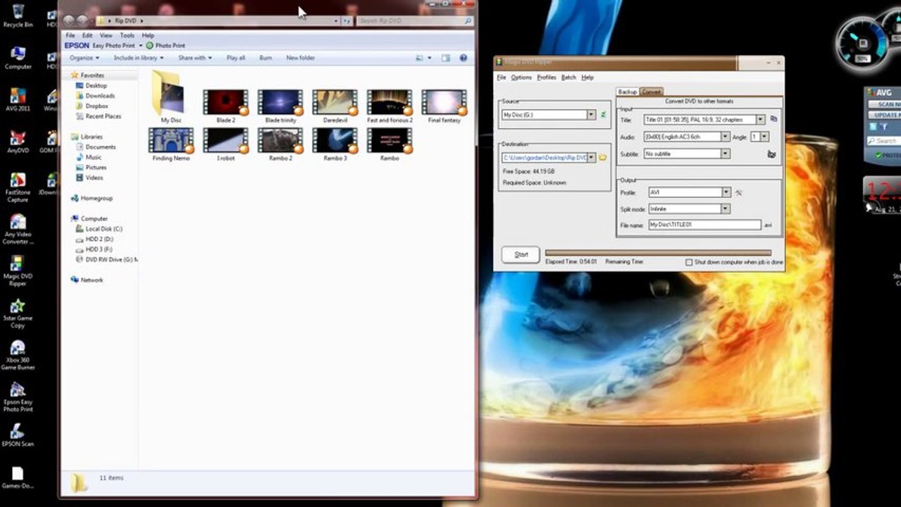 Kako kopirat DVD u DVIX formatu