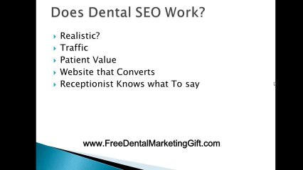 Will Dental SEO Marketing Work For Your Practice?