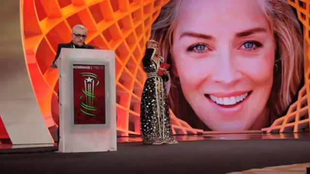 Sharon Stone : le bel hommage de Martin Scorsese au festival de Marrakech