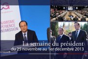 La semaine du président du 25 novembre au 1er décembre 2013