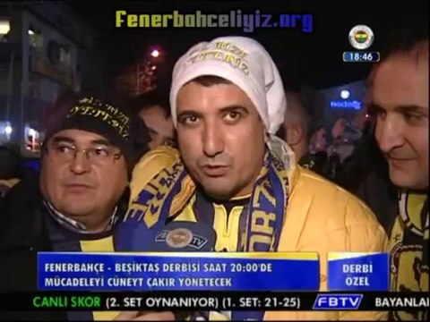 Fenerbahçe - Bjk maçı öncesi Sokak Röportajları 30.11.2013