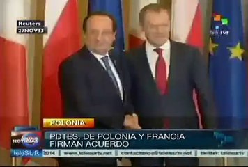 Francia y Polonia firman acuerdo para intercambio de tecnología