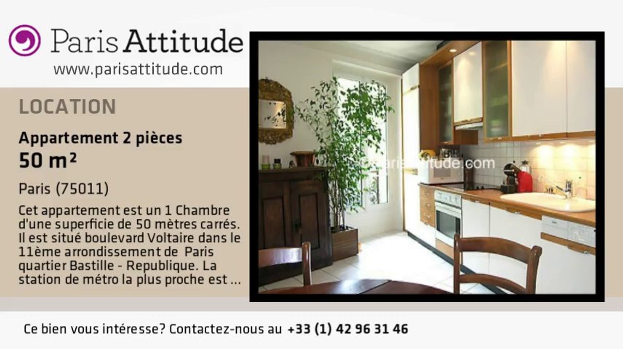 Appartement 1 Chambre à louer - Voltaire, Paris - Ref. 2187