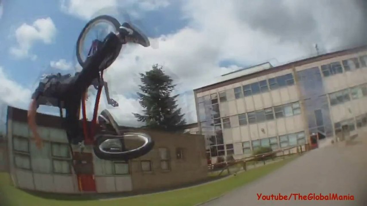 Bmx Bench Jump Goes Terribly Wrong!