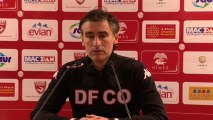 Conférence de presse Nîmes Olympique - Dijon FCO (1-1) : Victor ZVUNKA (NIMES) - Olivier DALL'OGLIO (DFCO) - 2013/2014