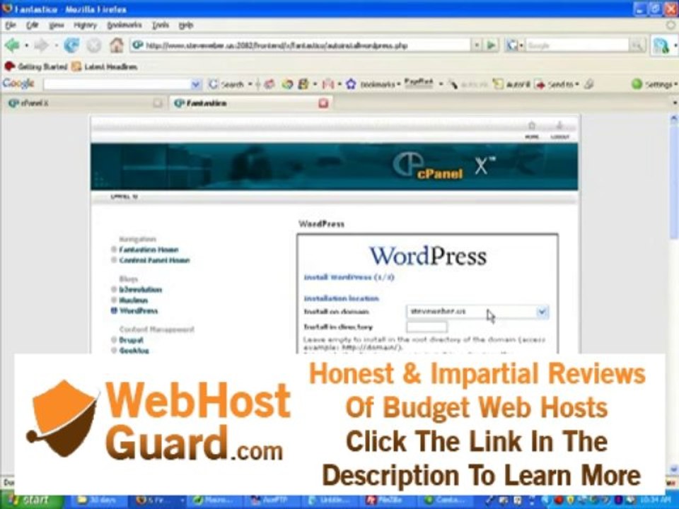 How to Install WordPress in cPanel Hosting