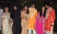 SRK, Alia Bhatt, Ranbir Kapoor at Big B's Diwali Bash