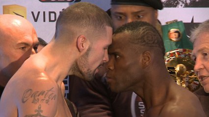Pesée officielle Stevenson vs. Bellew