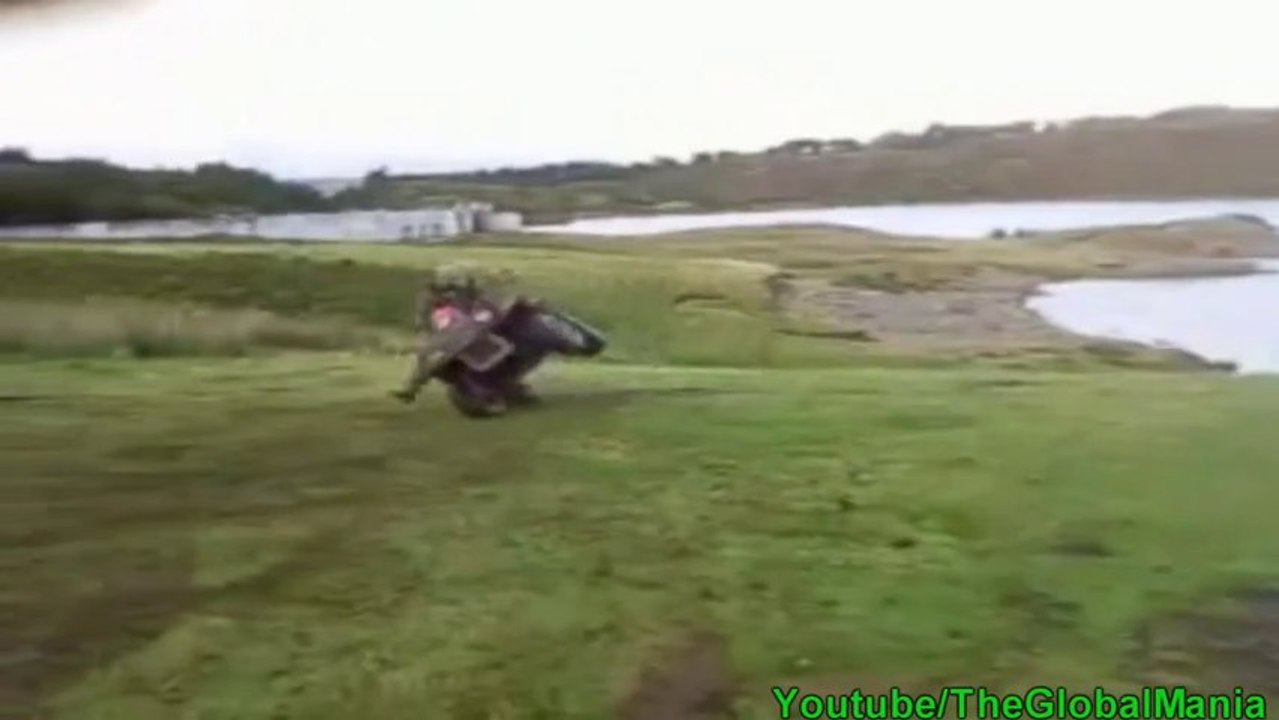 Atv Steering Fail  Quad Rolls Over!