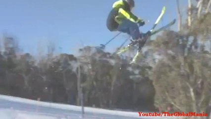 Big Air Ski Accident