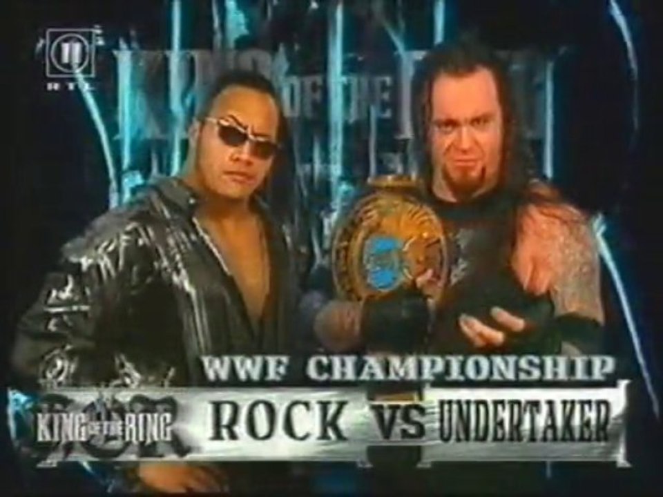 The rock vs. the undertaker - king of the ring 1999 (german)