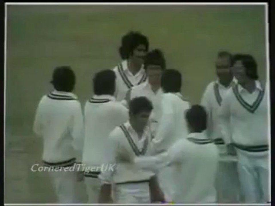 Great Imran Khan 1st Test Wicket