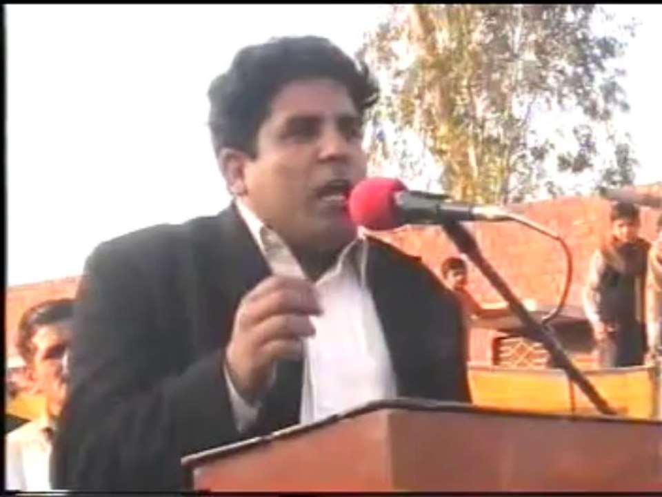 Aslam Nawab is addressing at the time of inauguration ceremony of  Sui Gas
