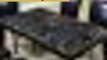 Angebote Berger Dark Espresso Marble Veneer Dining Table, 36-Inches x 60-Inches