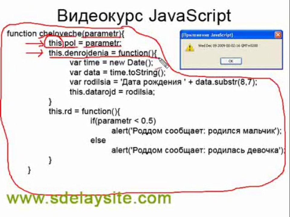 Объектно-ориентированный подход (ООП) в JavaScript