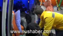 Nusaybin’de 200 Kiloluk Kadın Hastaneye Götürülürken Düşürüldü