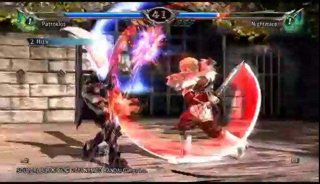 Soul Calibur V | Ranked Online Match - Patroklos Versus Nightmare