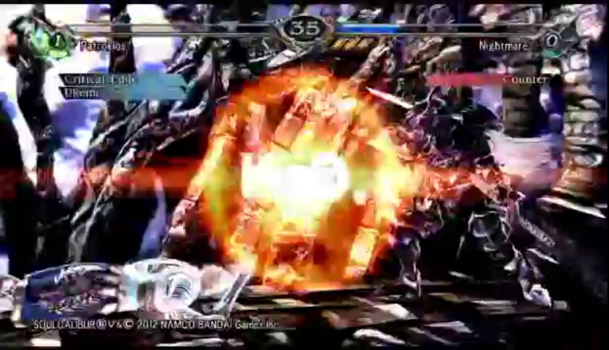 Soul Calibur V | Ranked Online Match - Patroklos Versus Nightmare