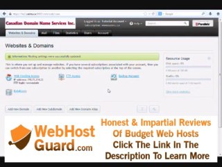 CADNS - Initial hosting setup